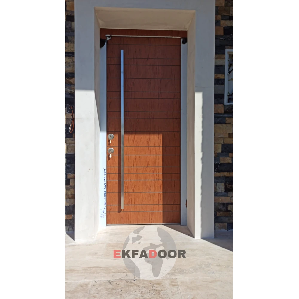 Dış İklim Kompozit ve Compact Lamine Çelik Kapılar KC-0003 Modeli - EkfaDoor