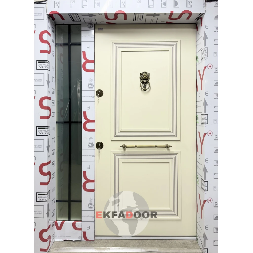 Dış İklim Kompozit ve Compact Lamine Çelik Kapılar KC-0022 Modeli - EkfaDoor