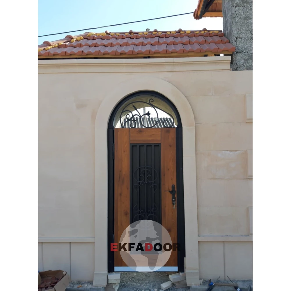 Dış İklim Kompozit ve Compact Lamine Çelik Kapılar KC-0040 Modeli - EkfaDoor