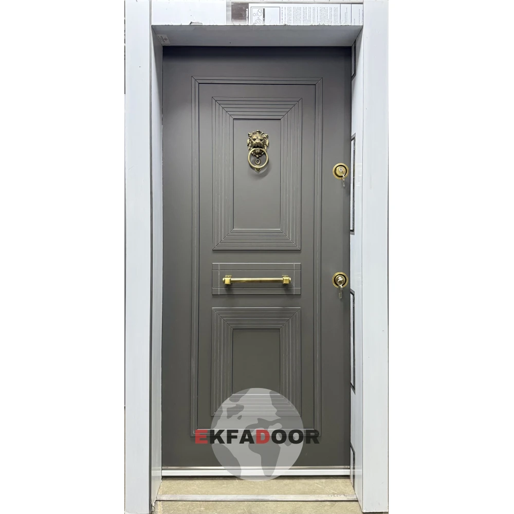 Dış İklim Kompozit ve Compact Lamine Çelik Kapılar KC-0050 Modeli - EkfaDoor