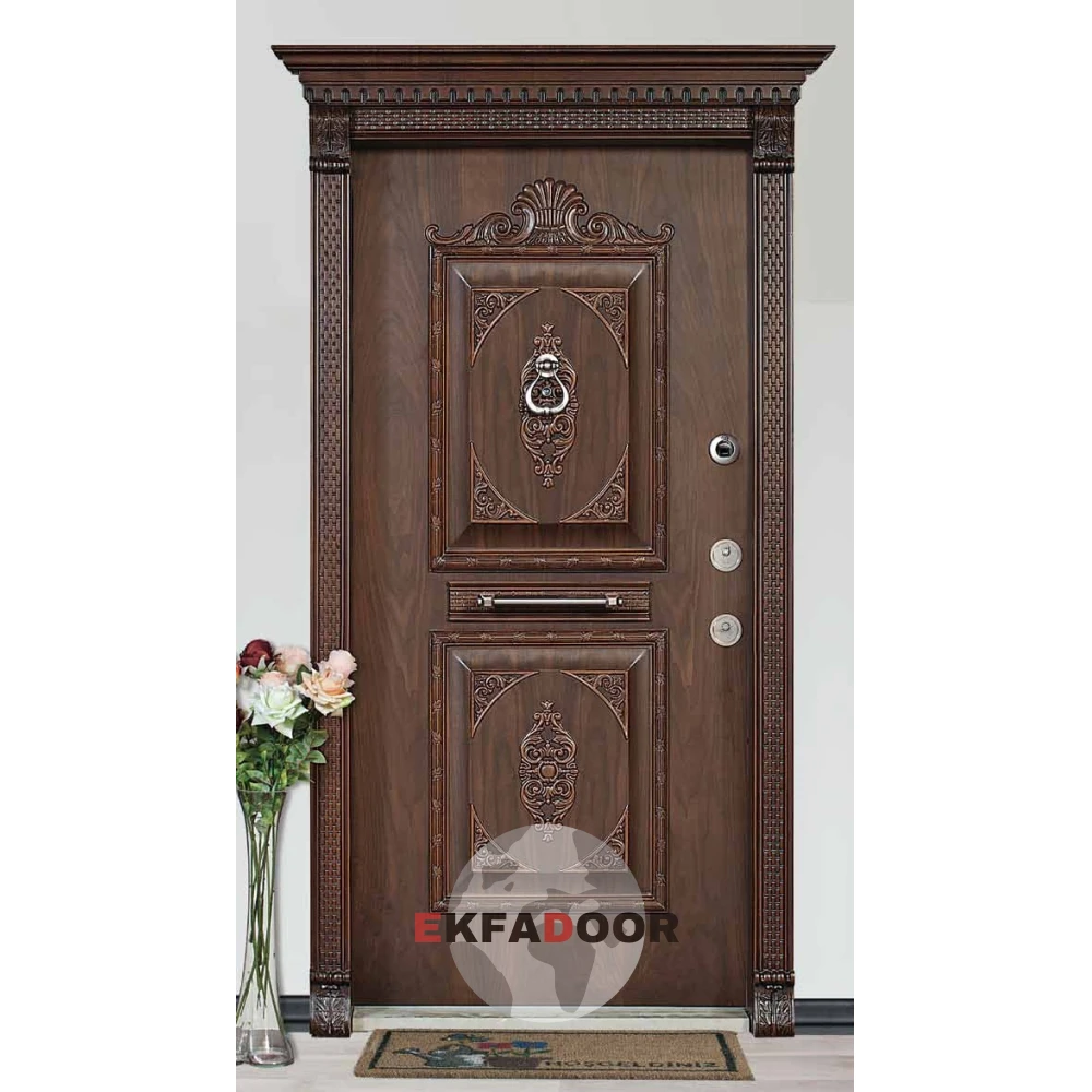 Klasik Çelik Kapılar K-0004 Modeli - EkfaDoor